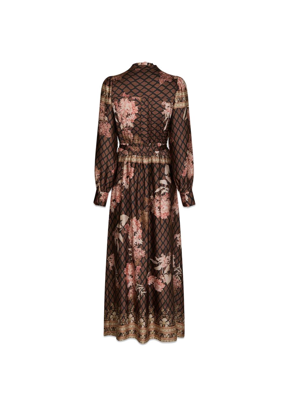 Nova Botanical Border Dress - Black-Dress-Neo Noir-Butler Loftet