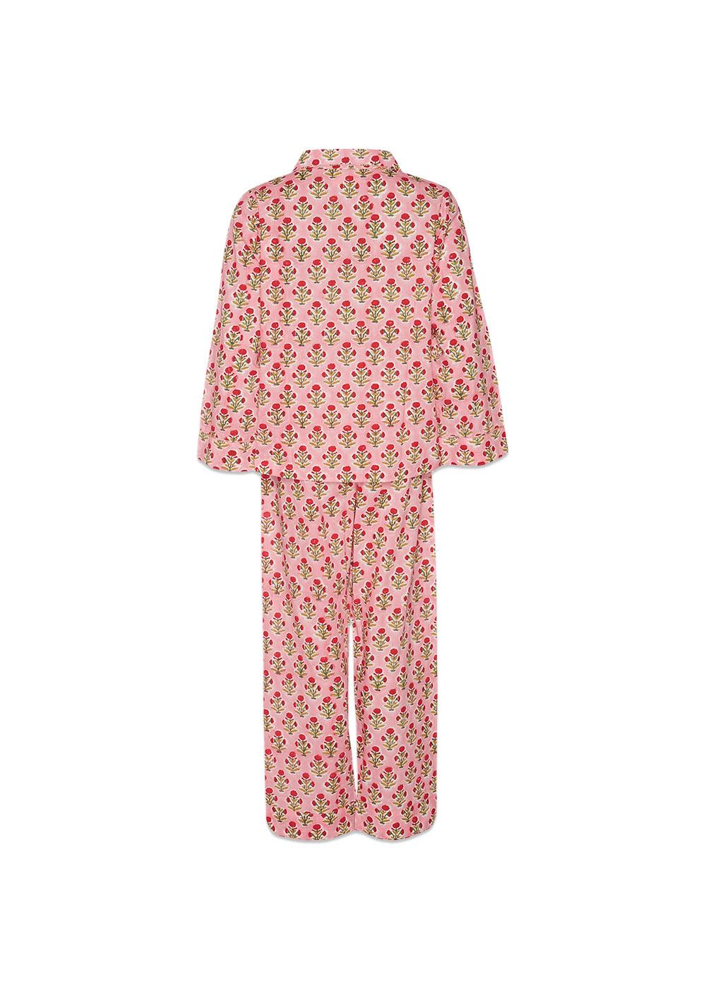 Nuit Pyjamas Set - Cherry Flower-Shirts-Sissel Edelbo-Butler Loftet