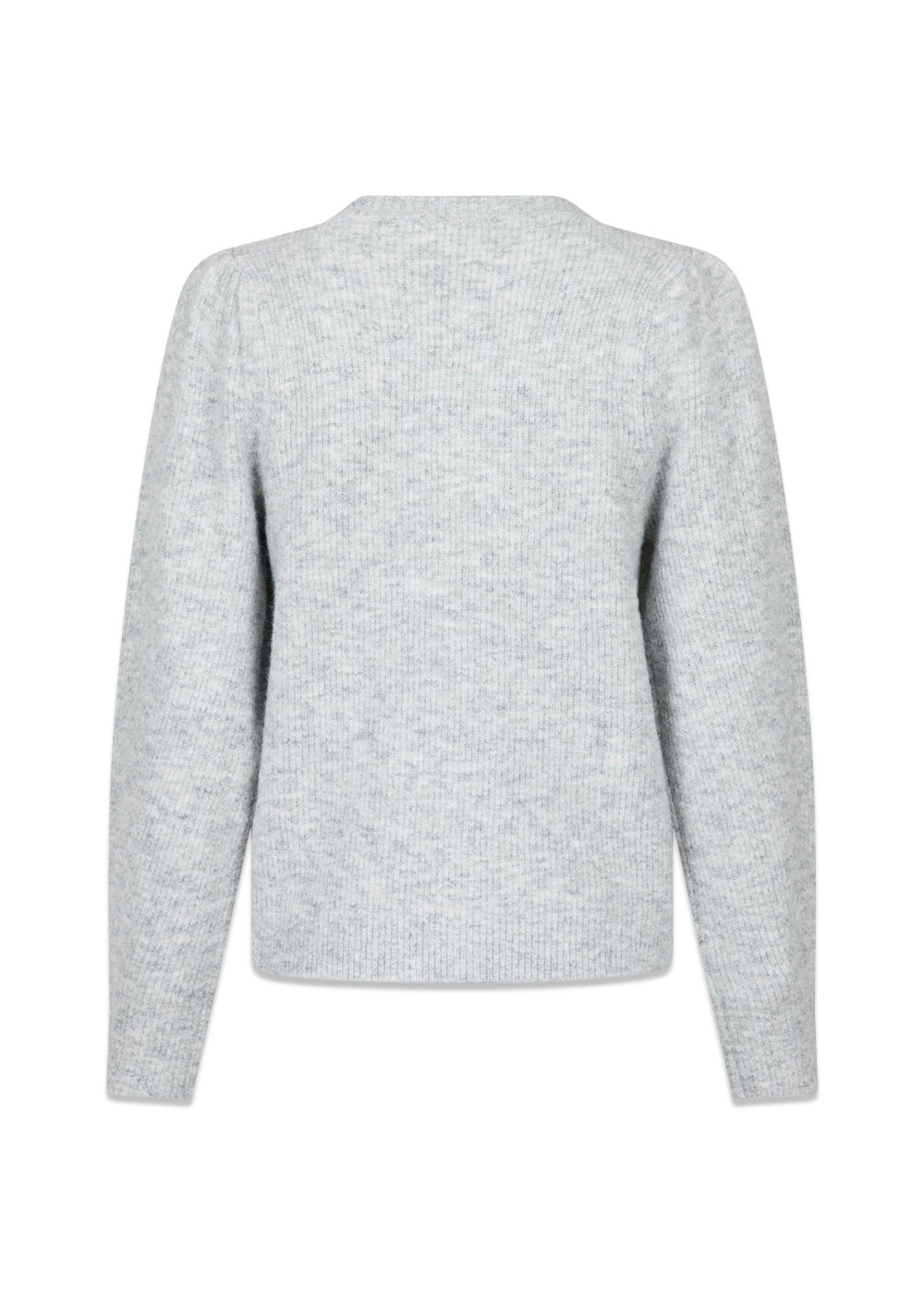 Nuna Knit Cardigan - Light Grey Melange