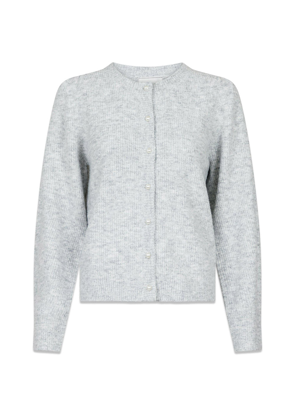 Nuna Knit Cardigan - Light Grey Melange