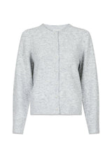 Nuna Knit Cardigan - Light Grey Melange