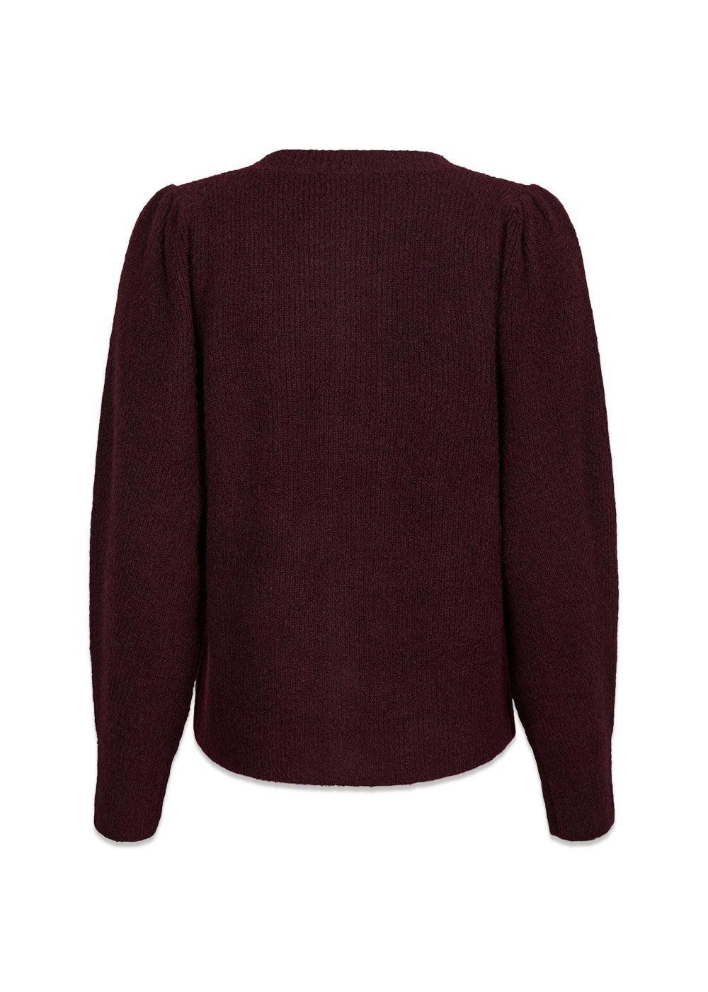 Nuna Knit Cardigan - Wine