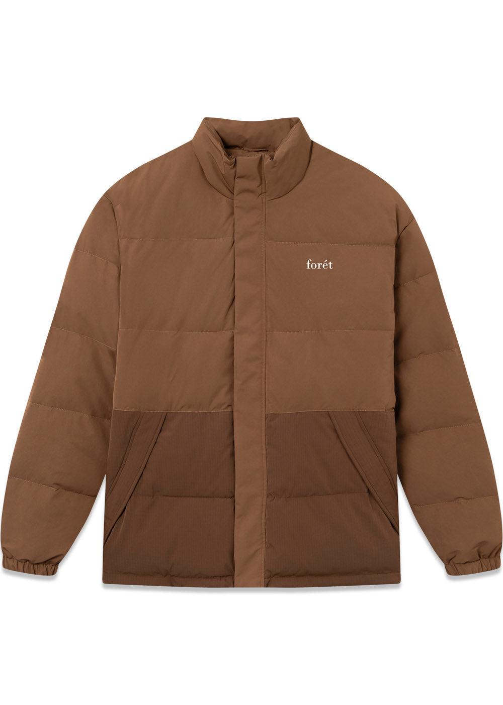 OAT PUFFER JACKET Brown