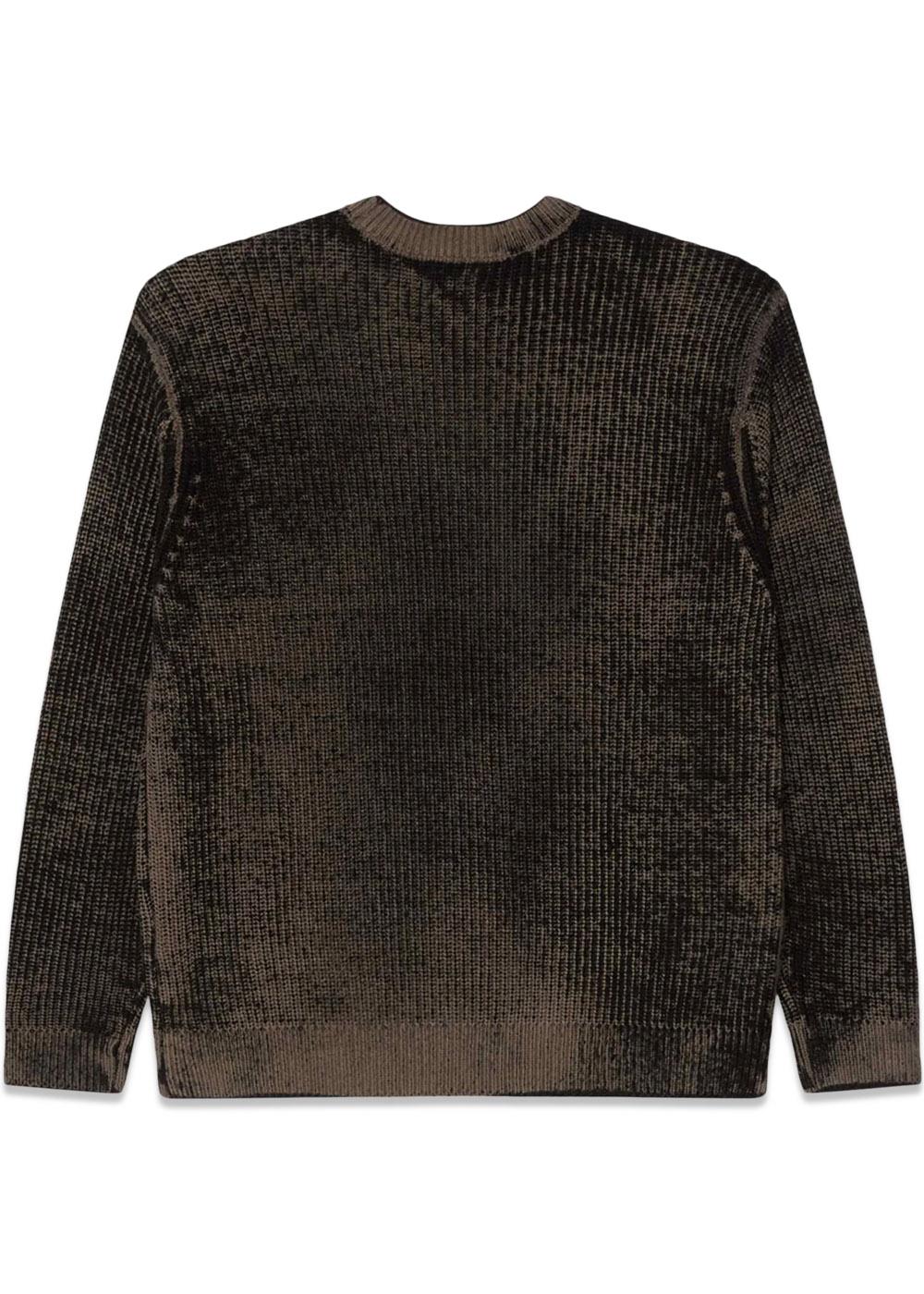Obey Spray Effect Sweater - Black Multi-Sweatshirts-OBEY-Butler Loftet