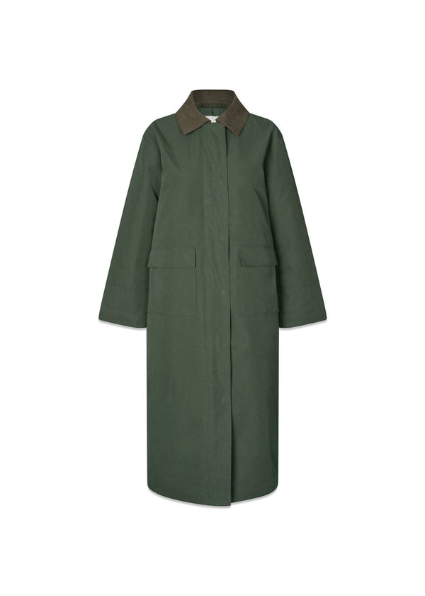 Odettemd coat - Dark Army-Outerwear-Modström-Butler Loftet