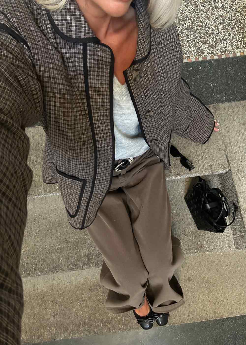Ominemd jacket - Small Check-Outerwear-Modström-Butler Loftet
