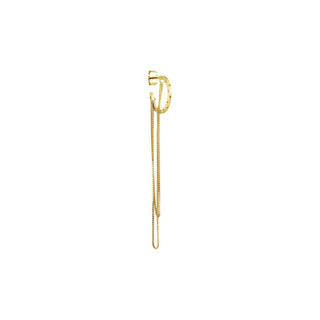 Orbis Chain Hoop - Goldplated-Jewellery-Jane Kønig-Butler Loftet