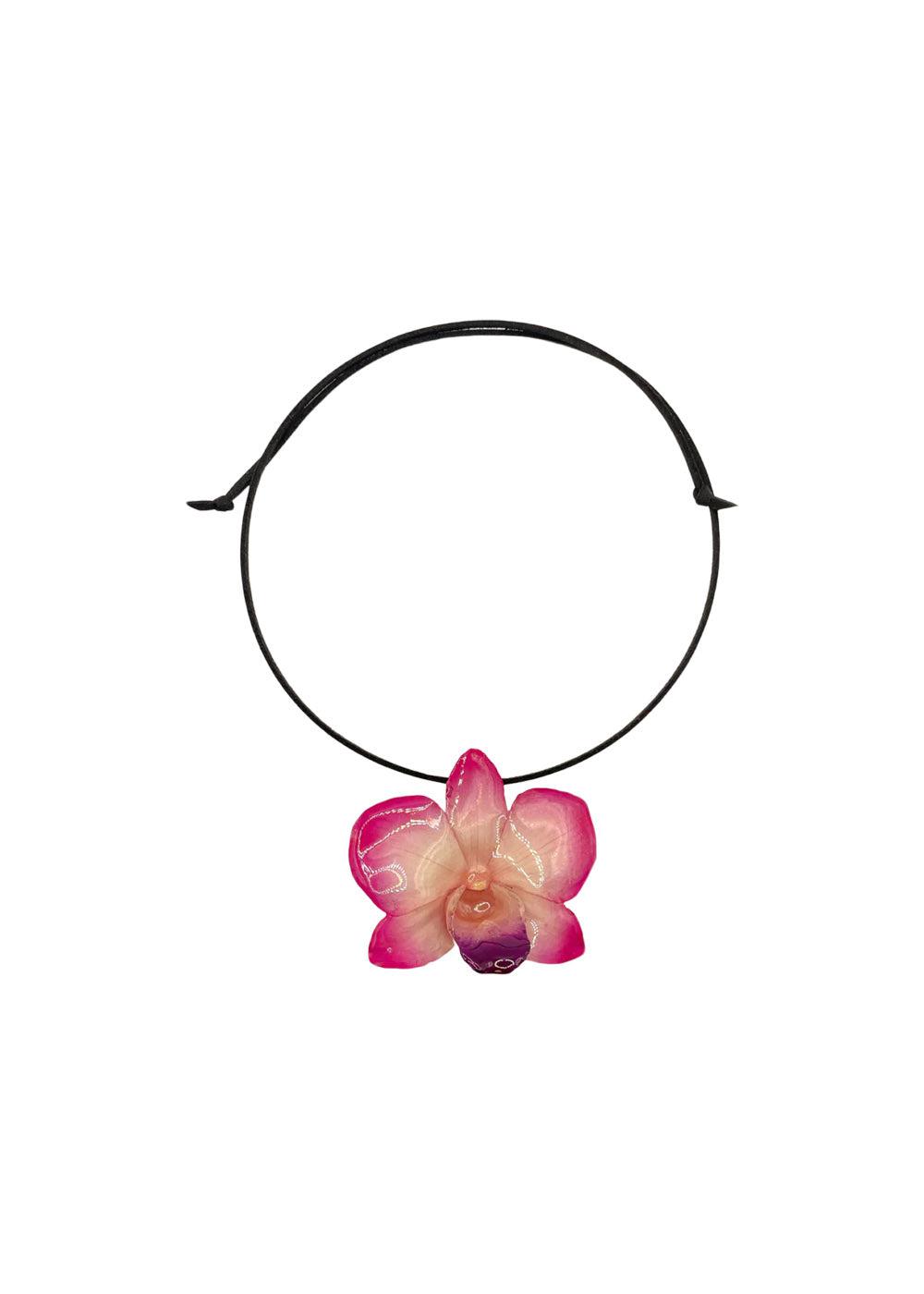 Orkide Necklace - Pink White