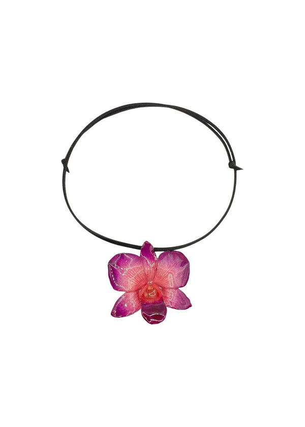 Orkide Necklace - Purple Pink