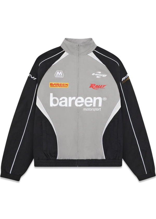 Oversize Track Jacket - Ghost Grey-Outerwear-Bareen-Butler Loftet