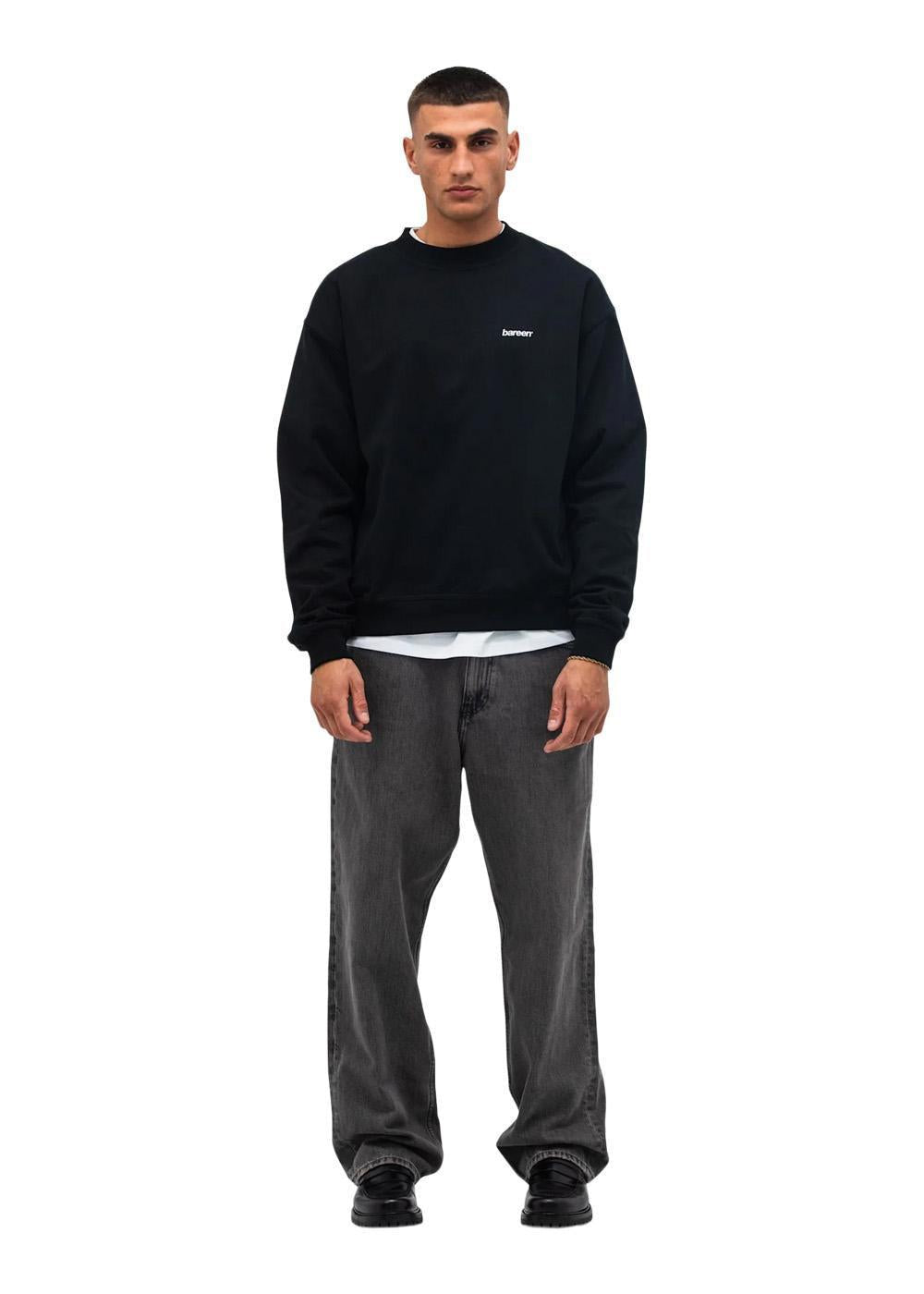 Logo Crewneck Top, Black