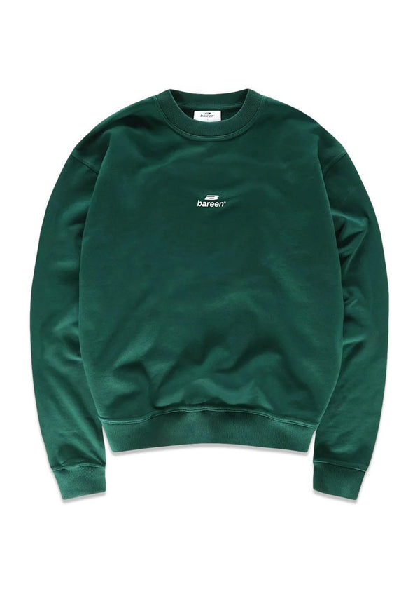 Oversized Crewneck - SS26 Seasonal - Deep Green-Shirts-Bareen-Butler Loftet