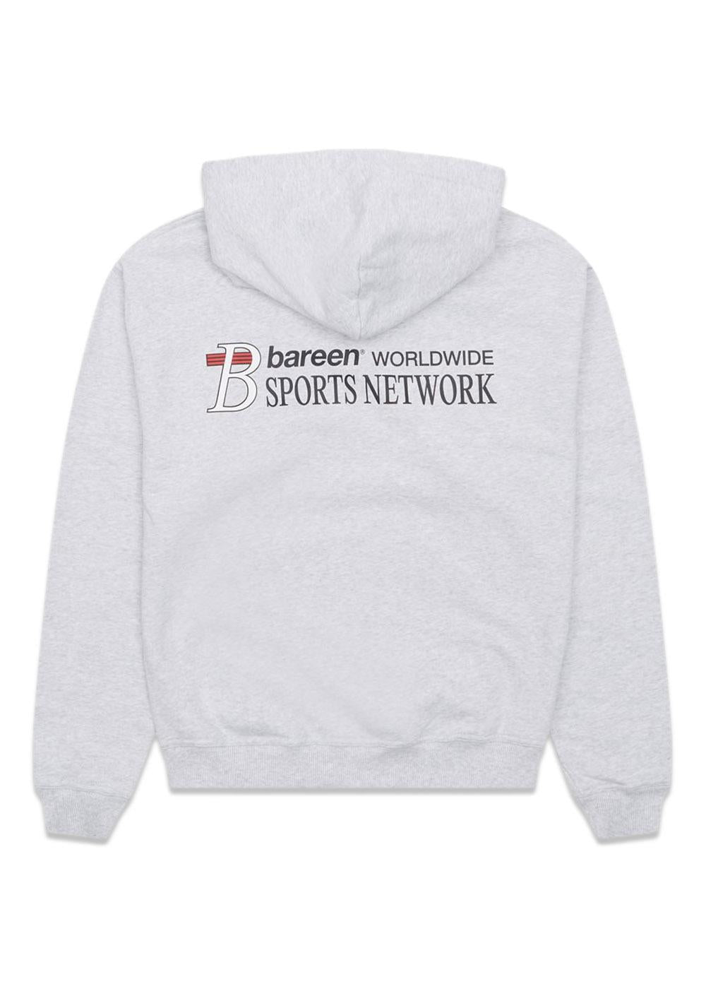 Oversized Hoodie - Sports Network - Cloudy Grey-Hoodies-Bareen-Butler Loftet