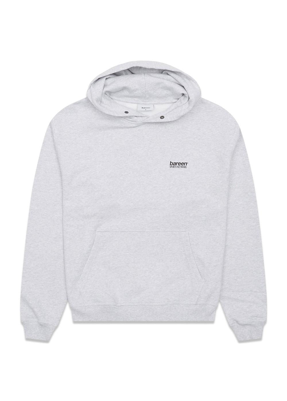 Oversized Hoodie - Sports Network - Cloudy Grey-Hoodies-Bareen-Butler Loftet