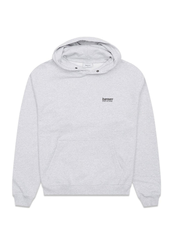 Oversized Hoodie - Sports Network - Cloudy Grey-Hoodies-Bareen-Butler Loftet