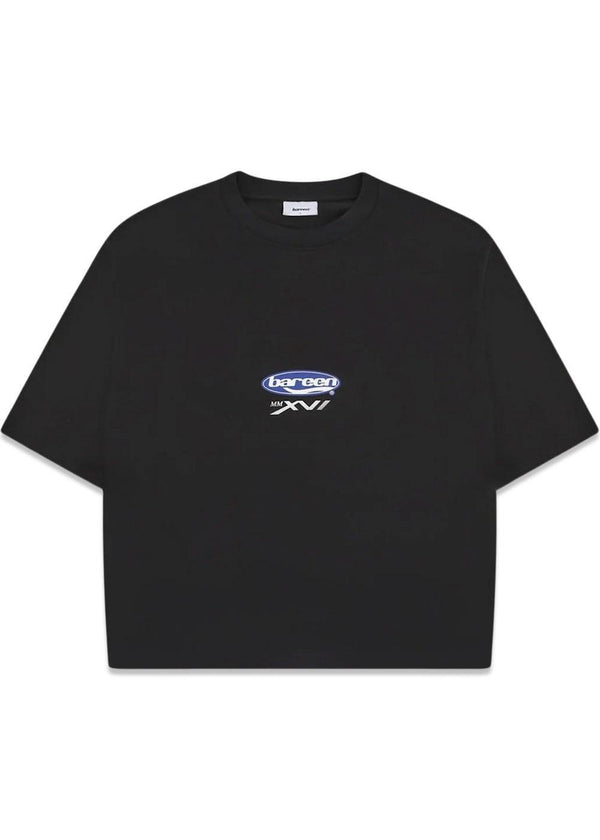 Oversized T-shirt - MMXVI - Black-T-shirts-Bareen-Butler Loftet