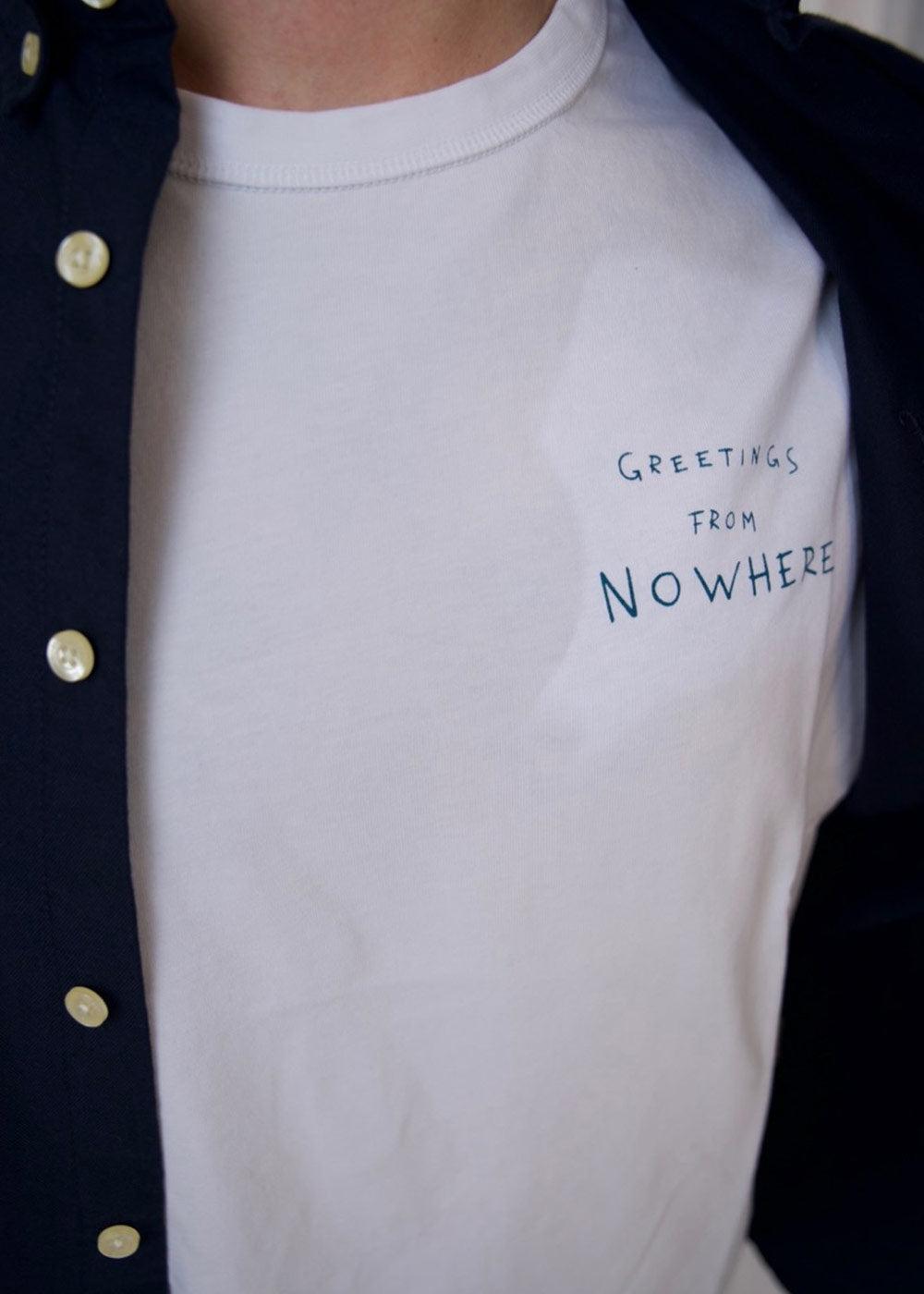 PADDLE T-SHIRT - White-T-shirts-Forét-Butler Loftet