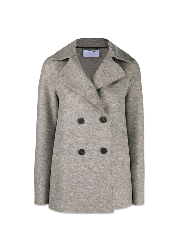 PEACOAT PRESSED WOOL - Natural Casha