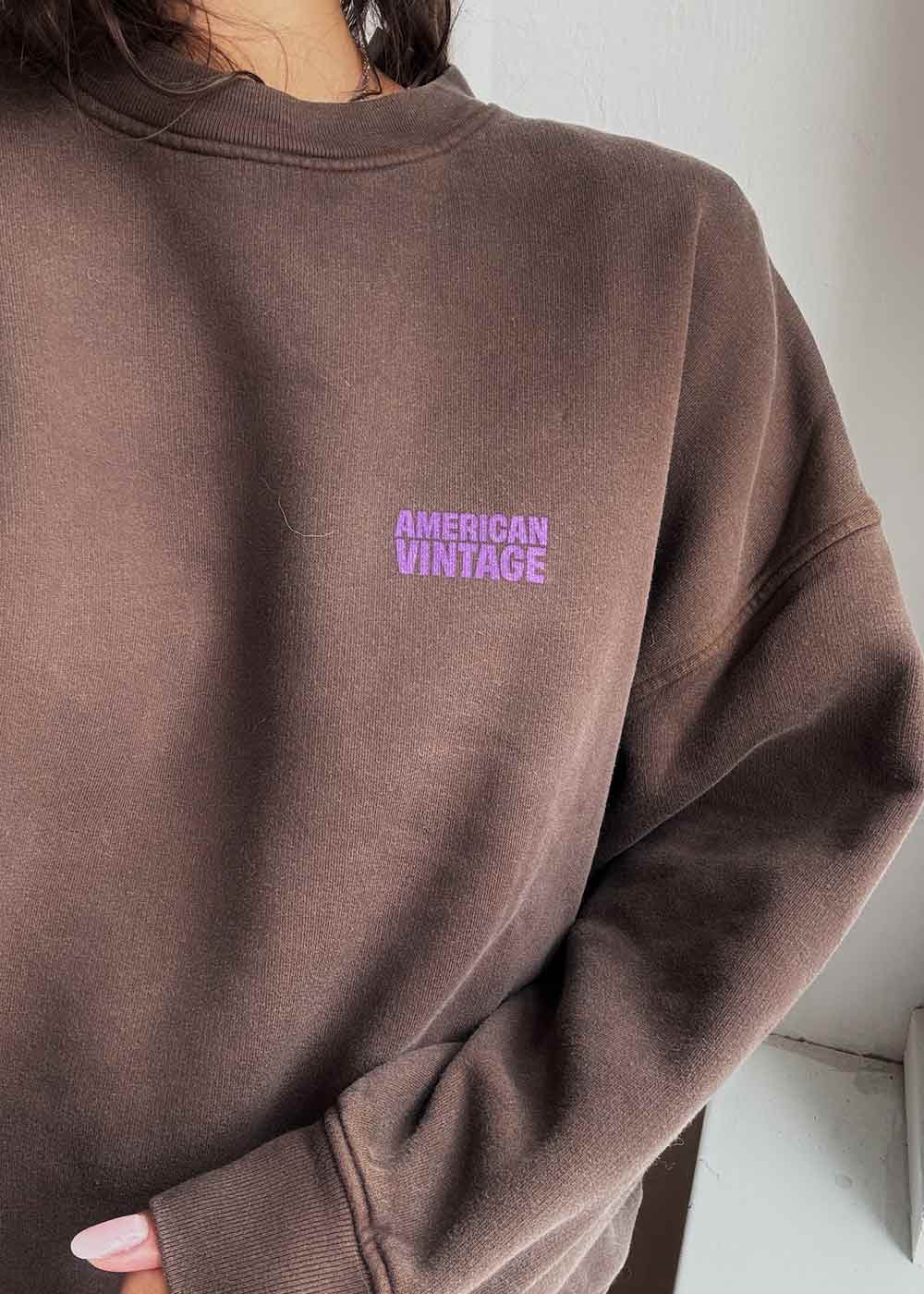 PLIZZY - Chataignier Vintage-Sweatshirts-American Vintage-Butler Loftet
