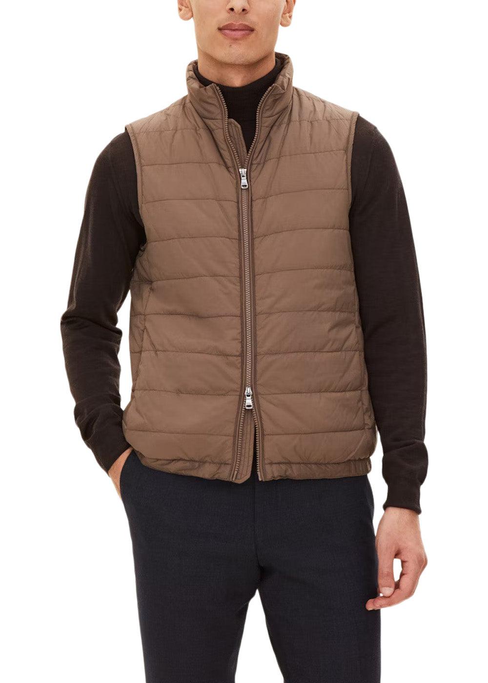 Padded Liner Vest - Walnut Beige