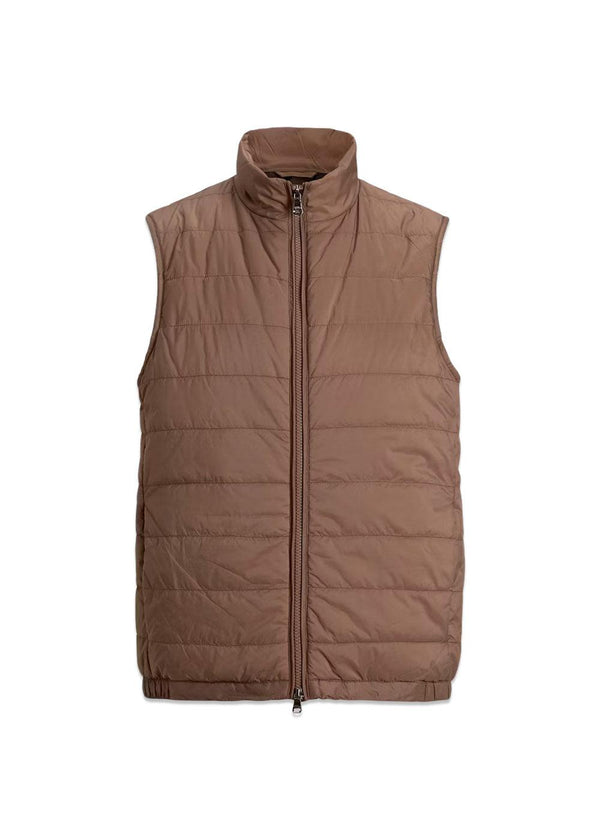 Padded Liner Vest - Walnut Beige