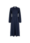 ParisLL Midi Dress LS - Dark Navy-Dress-Lollys Laundry-Butler Loftet