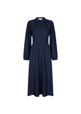 ParisLL Midi Dress LS - Dark Navy-Dress-Lollys Laundry-Butler Loftet