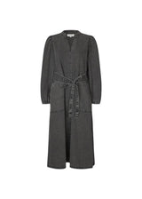 ParisLL Midi Dress LS - Washed Black-Dress-Lollys Laundry-Butler Loftet