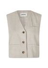 ParkMD vest - Cream Milk-Blazers-Modström-Butler Loftet