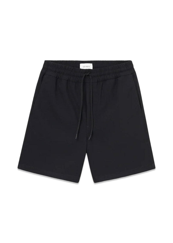 Patrick Twill Shorts - Black-Shorts-Les Deux-Butler Loftet