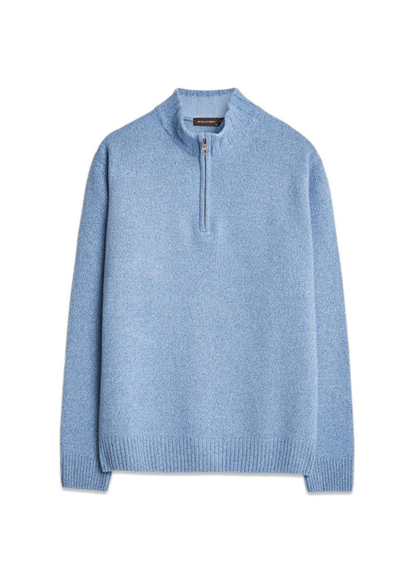 Paul Half Zip - Pond Blue