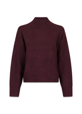 Paulina Knit Blouse - Wine