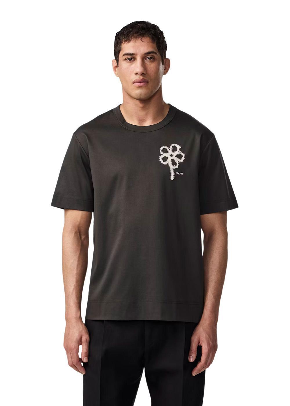 Pedro EMB SS 3525 - Dark Army-T-shirts-Nn. 07-Butler Loftet