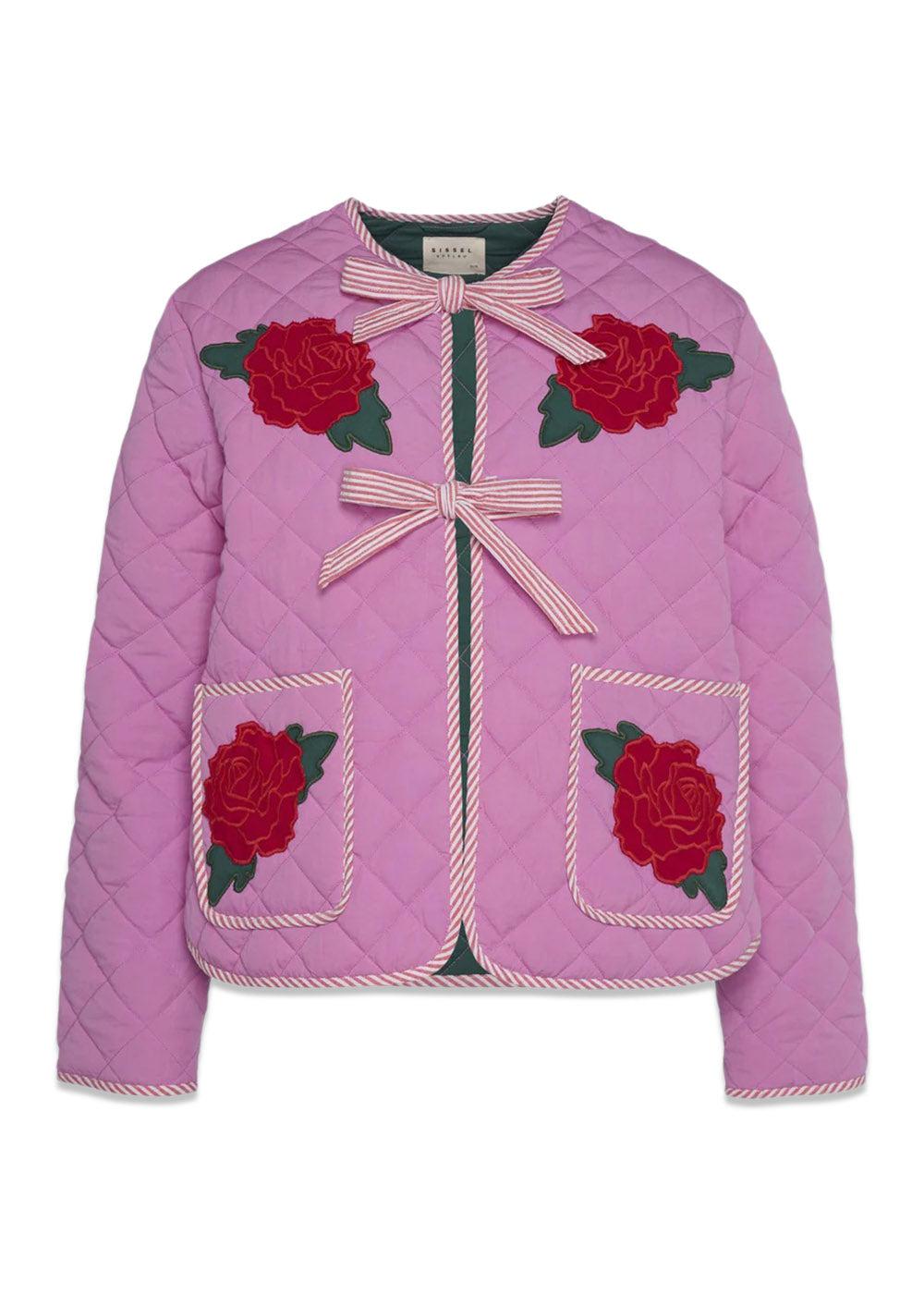 Penny Organic Cotton Quilted Jacket - Cyclamen