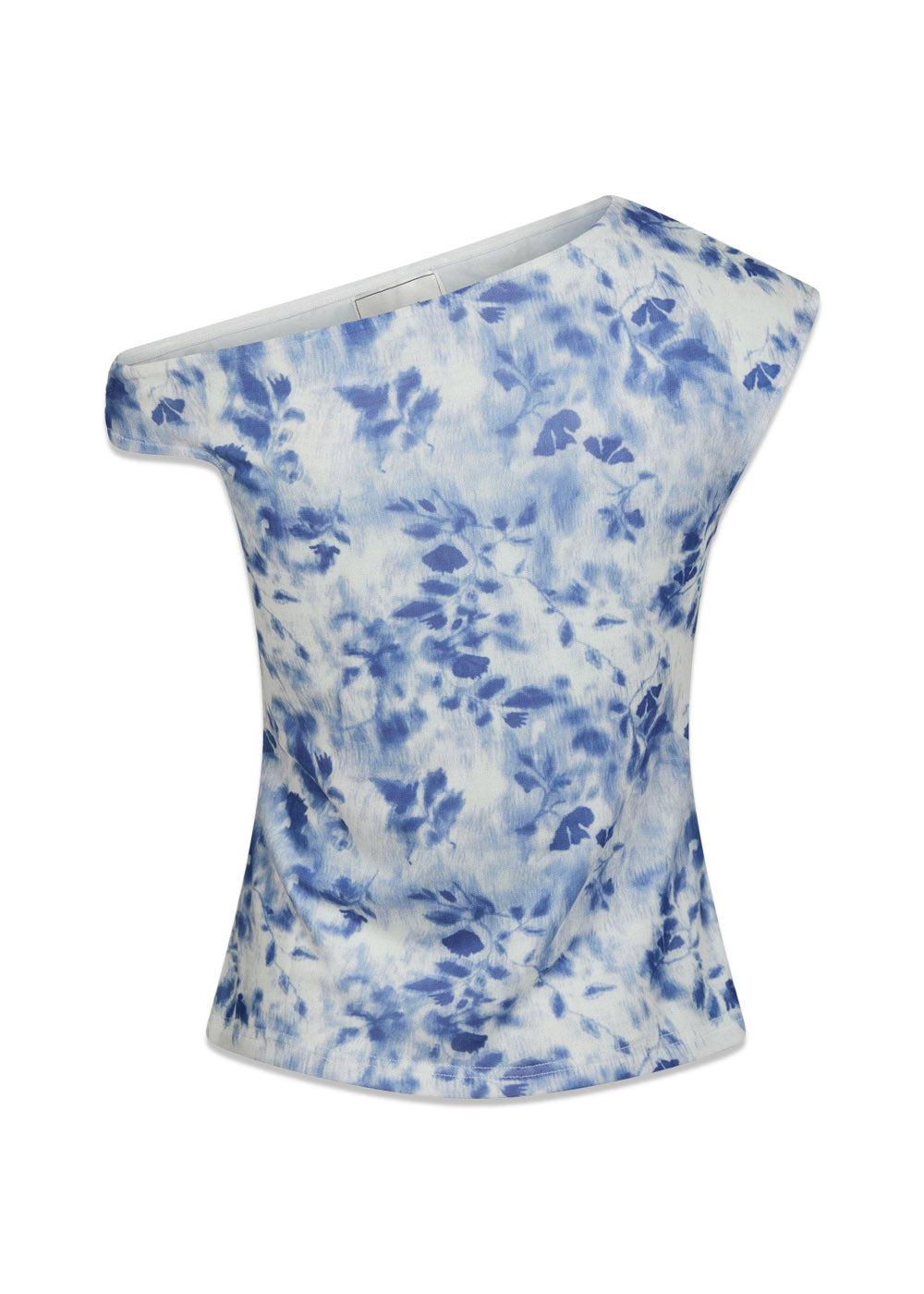 Peri Mesh Top - Light Blue-Top-Neo Noir-Butler Loftet