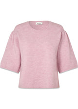 Petronellamd SS o-neck - Fragrant Lilac-Knitwear-Modström-Butler Loftet