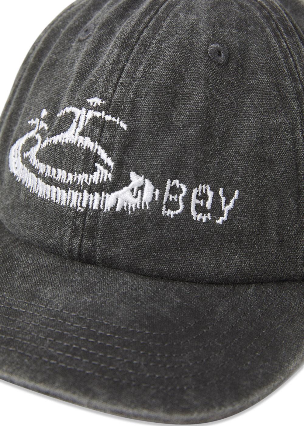 Pigment Obey Corp 6 Panel - Pigment Black-Headwear-OBEY-Butler Loftet
