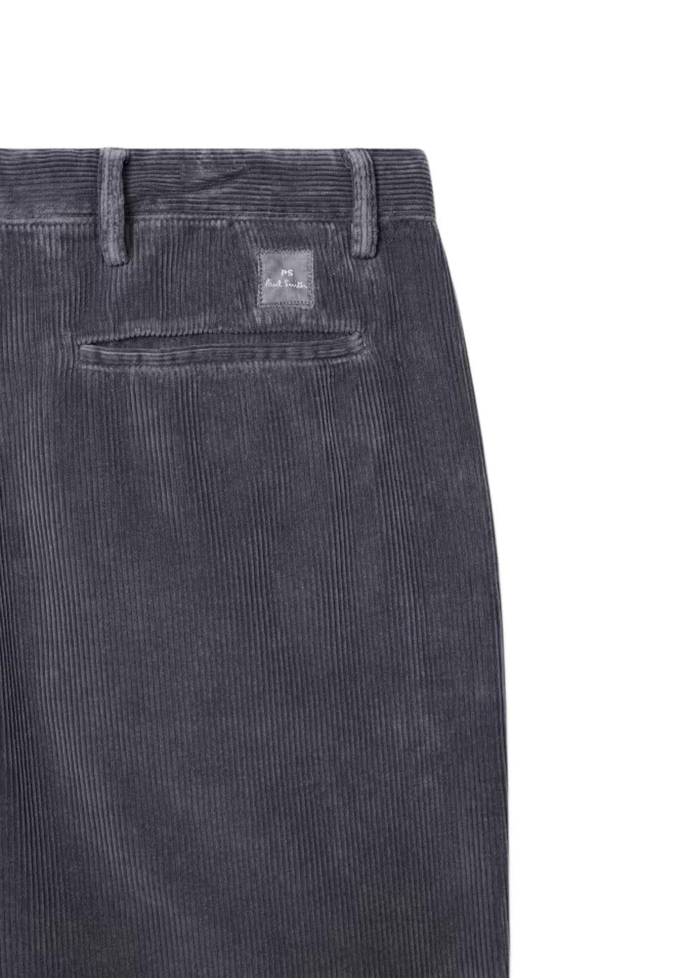 Pleated Trousers - Anthracite-Pants-Paul Smith - PS-Butler Loftet