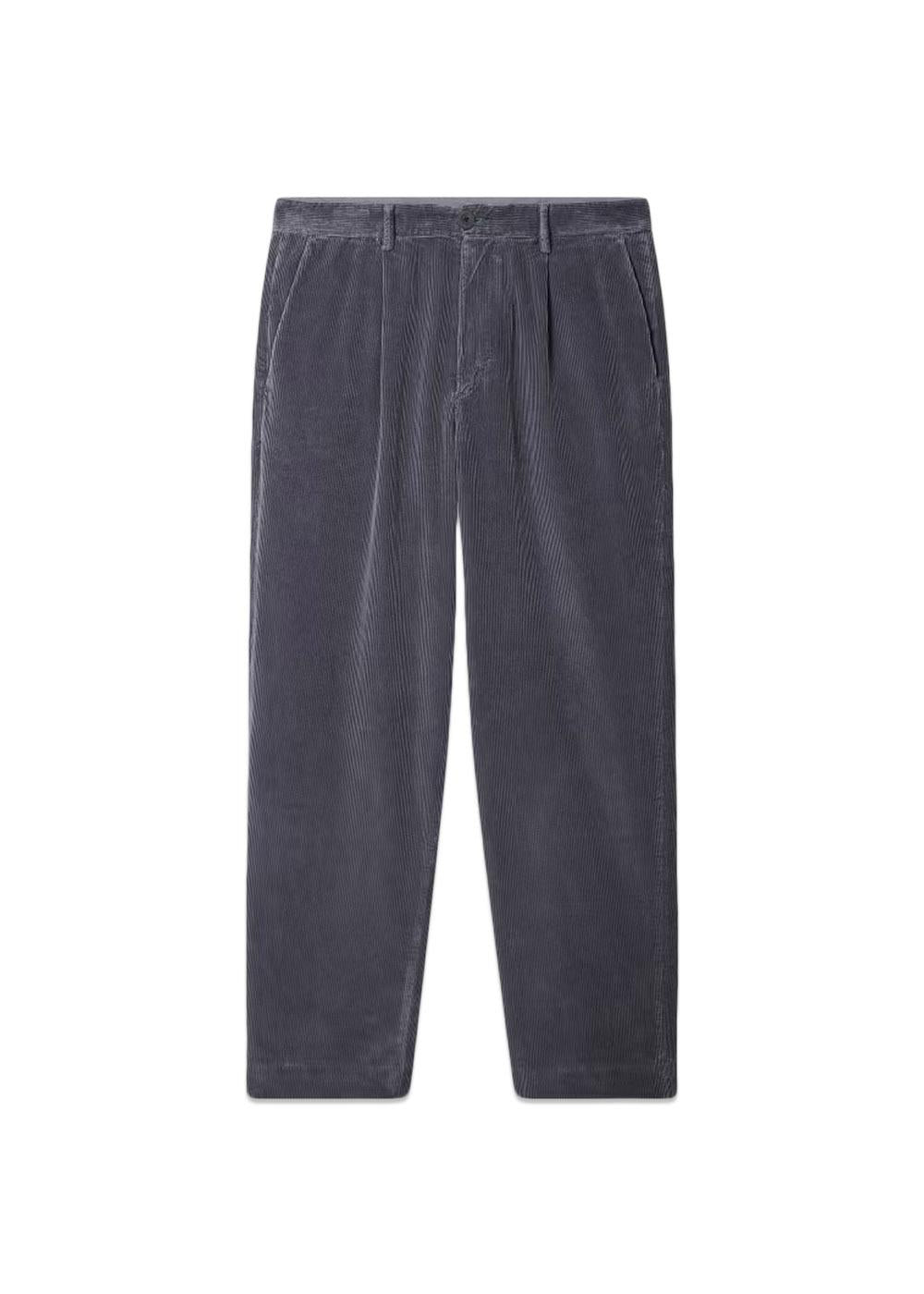 Pleated Trousers - Anthracite-Pants-Paul Smith - PS-Butler Loftet