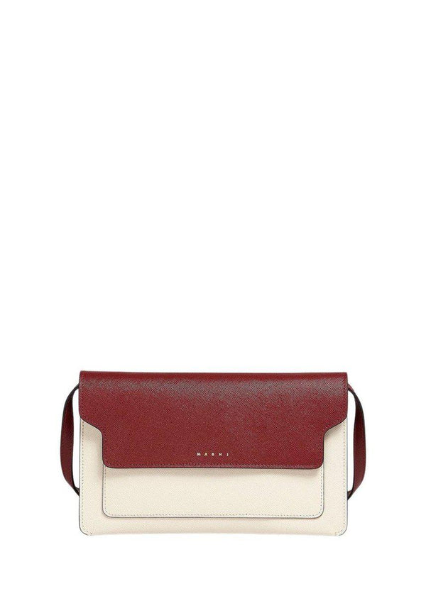 Marnis Trunk Bag - Pochette - Bordeaux+Offwhite+Cinderrose. Køb designertasker her.