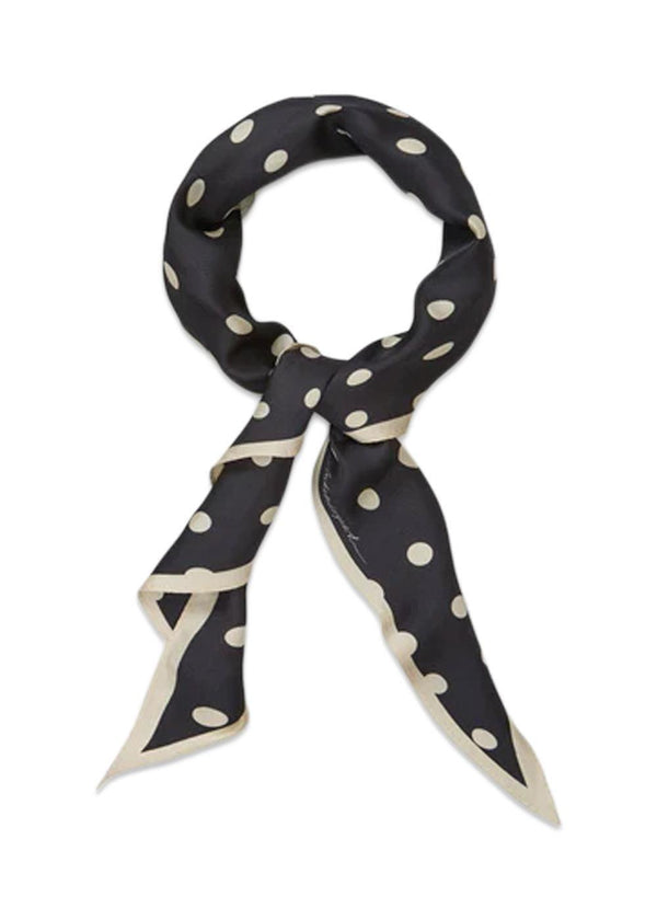 Polka triangle sia scarf - Black-Scarf-BeckSöndergaard-Butler Loftet