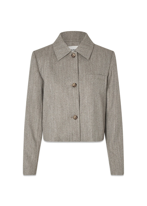 Popemd jacket - Herringbone Speckle-Blazers-Modström-Butler Loftet