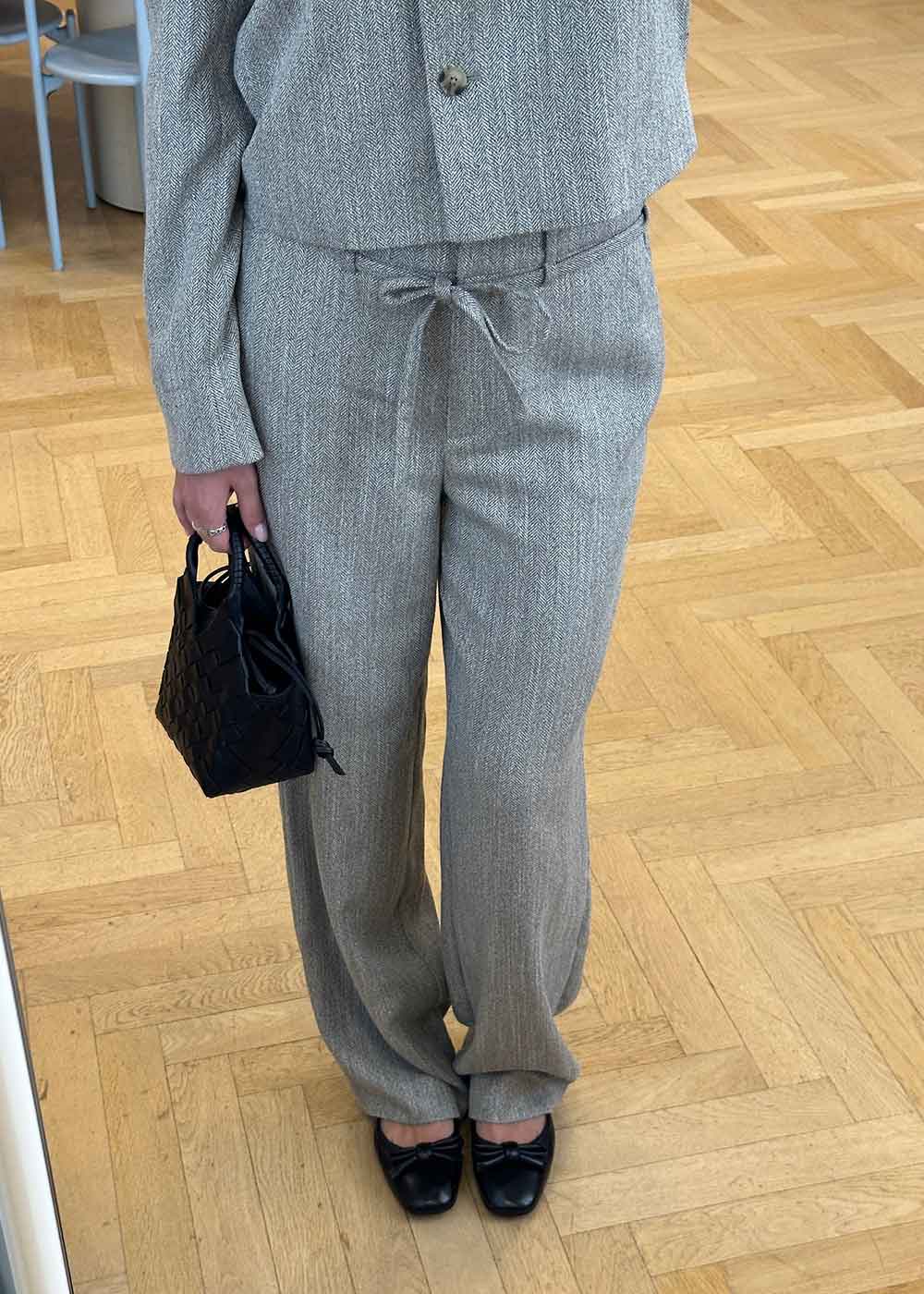 Popemd pants - Herringbone Speckle-Pants-Modström-Butler Loftet