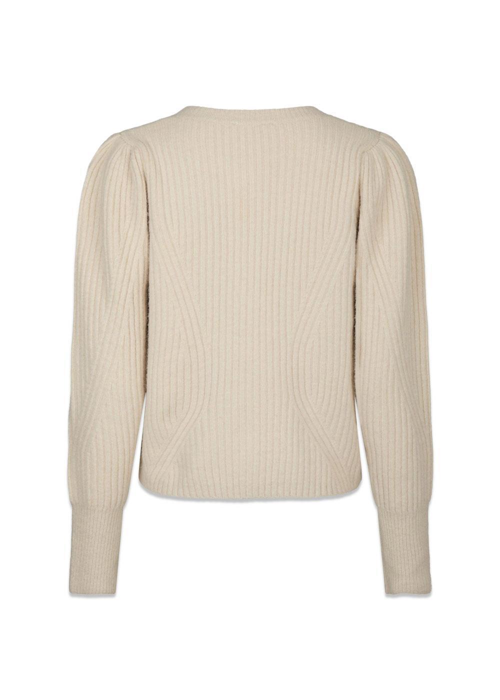 Puli Knit cardigan - Ivory-Knitwear-Neo Noir-Butler Loftet