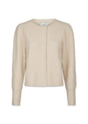 Puli Knit cardigan - Ivory-Knitwear-Neo Noir-Butler Loftet