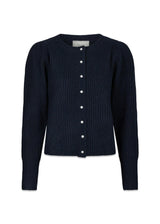 Puli Knit cardigan - Navy-Knitwear-Neo Noir-Butler Loftet