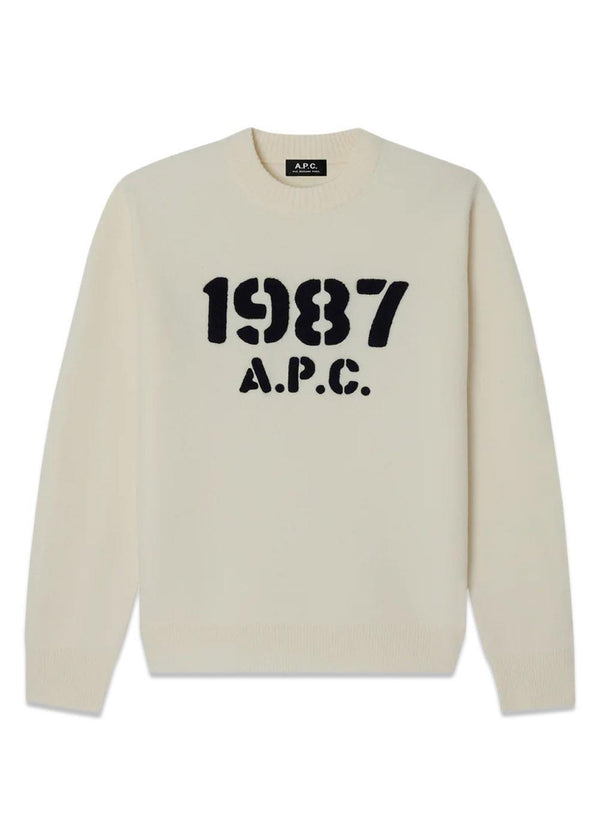 Pullover Dario - Ecru-Knitwear-A.P.C-Butler Loftet
