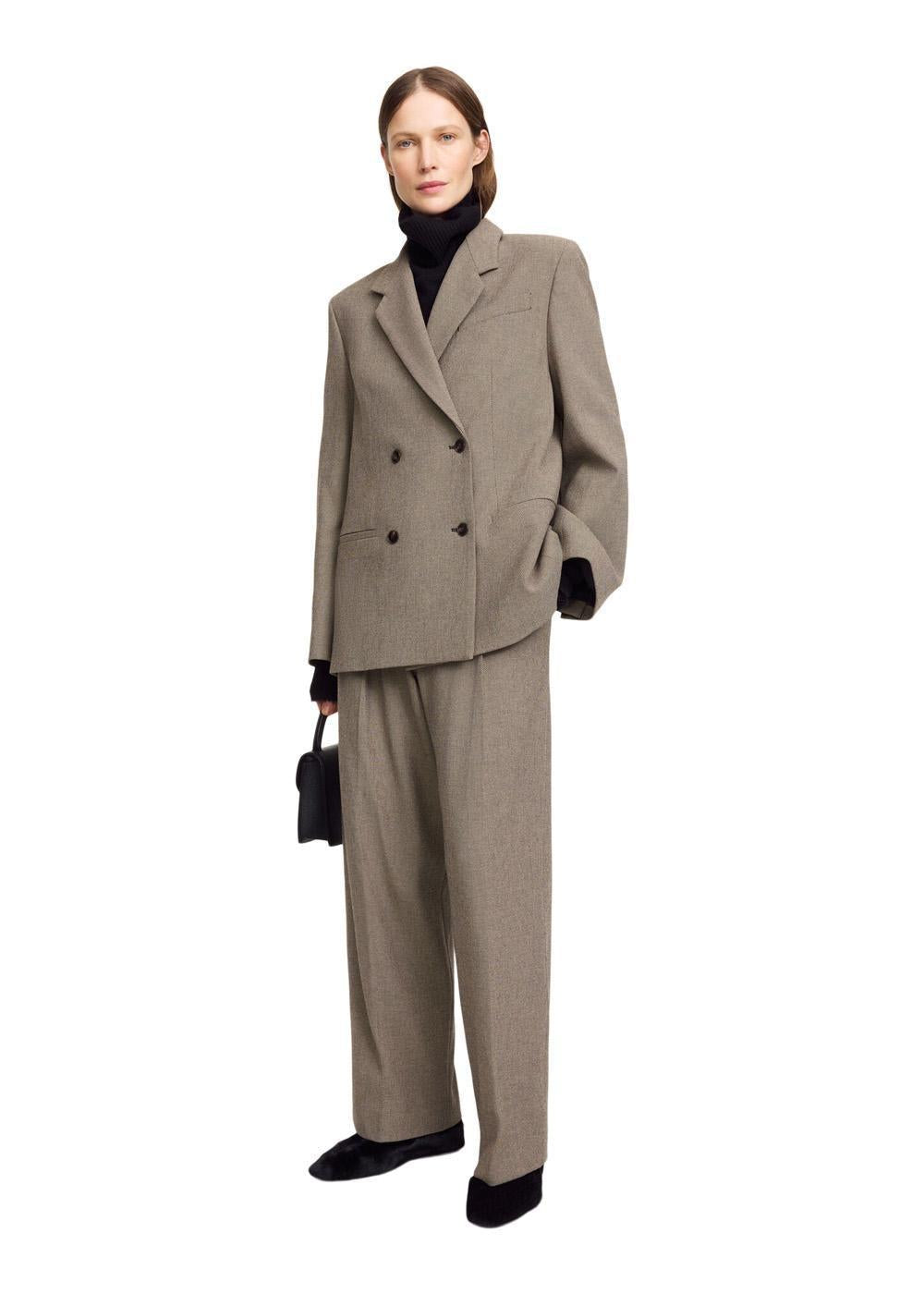 RAMONA - Mixed Weave Beige-Blazers-By Malene Birger-Butler Loftet