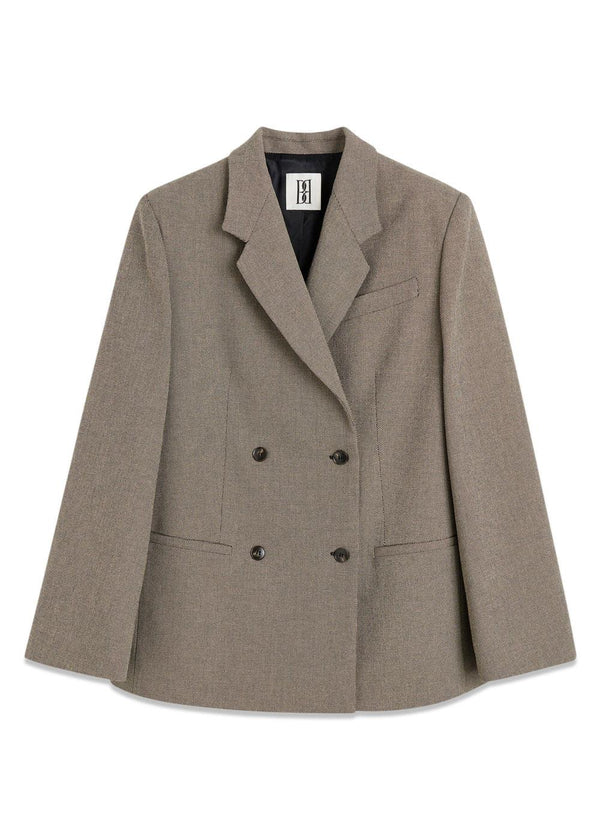 RAMONA - Mixed Weave Beige-Blazers-By Malene Birger-Butler Loftet