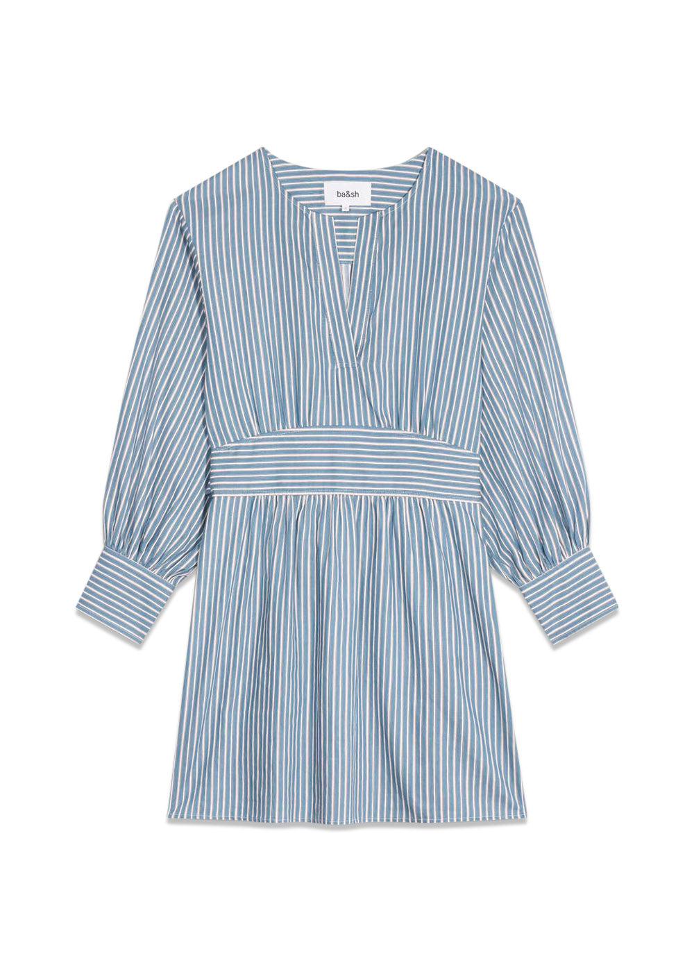 ROBE HARIS - Blue Stripe